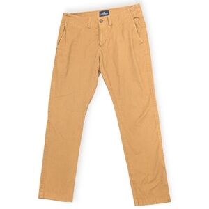 American Eagle Khaki Slim Straight Chino Pants Men 32x32 Office Attire Everyday